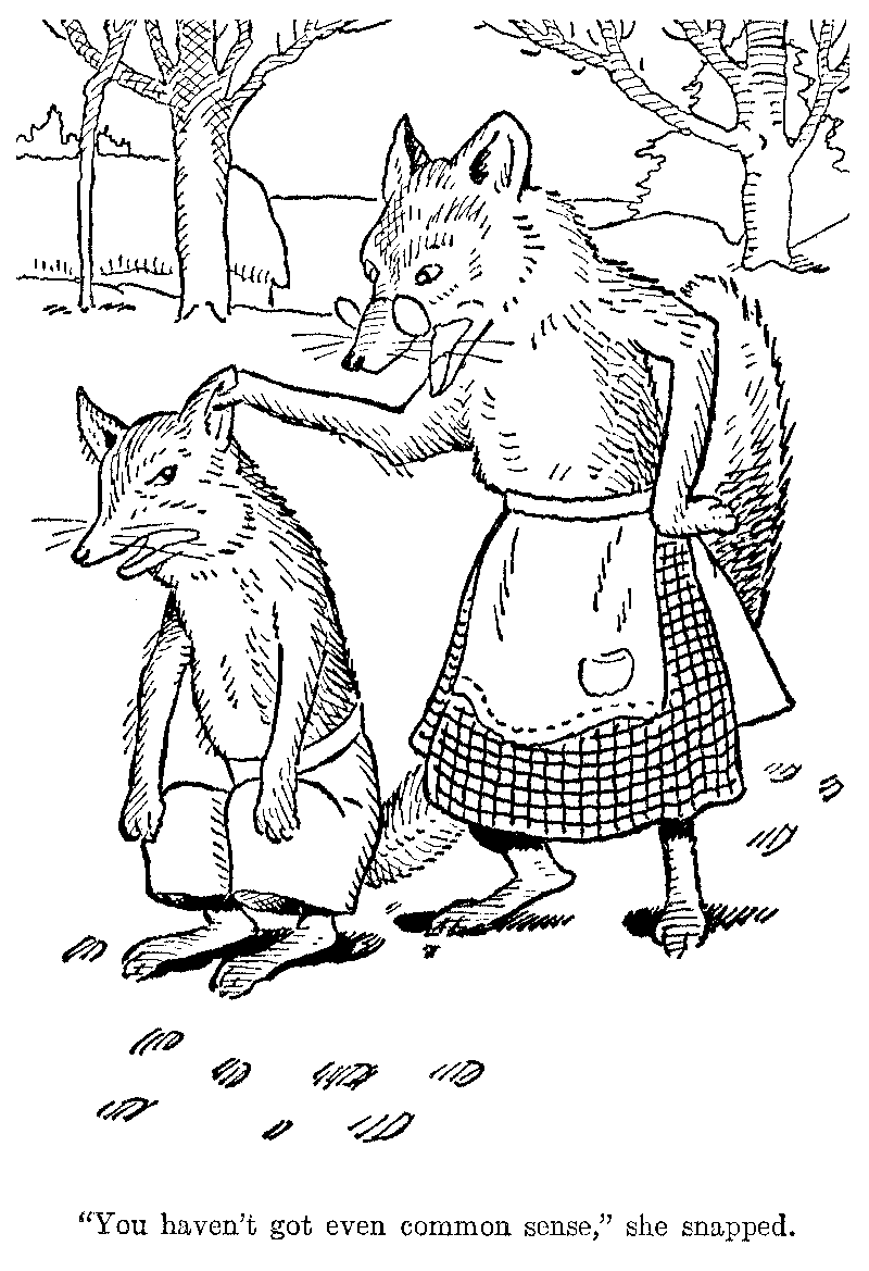 Low-resolution sample page from "Mother West Wind/Peter Rabbit FREE Downloadable Coloring Book"